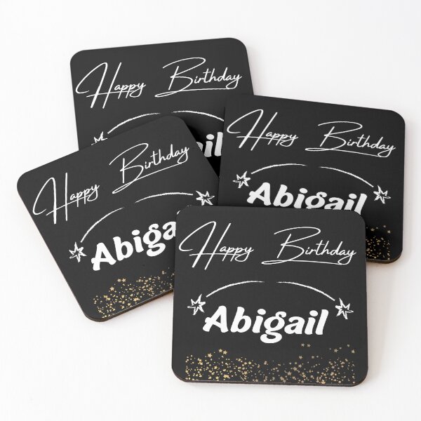Item preview, Happy Birthday Abigail designed and sold by KMRmerchDesigns.