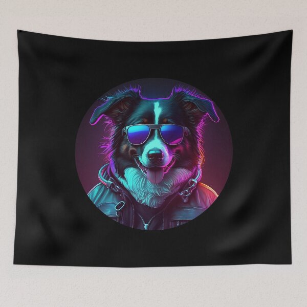 Artikelvorschau, Border-Collie-Hund Cooler Typ entworfen und verkauft von The-Vault.