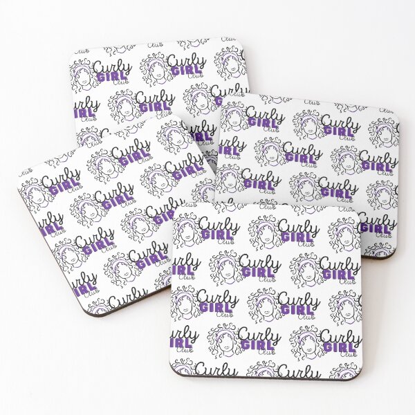 Item preview, Curly Girl Club (Purple) designed and sold by Curly-Cuties.