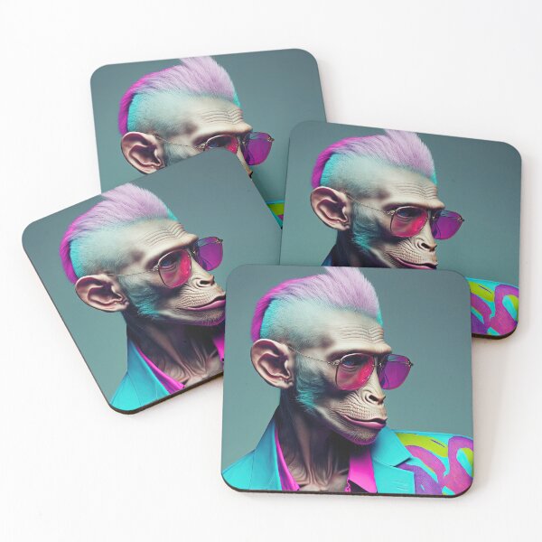 Item preview, COOL PURPLE MONKEYS designed and sold by Arthoughts.