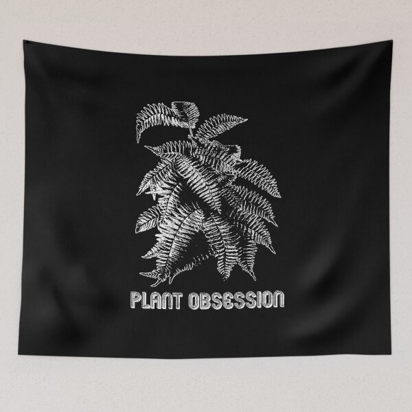 Item preview, Plant Obsessed | White Artwork  designed and sold by VintagePlantJoy.