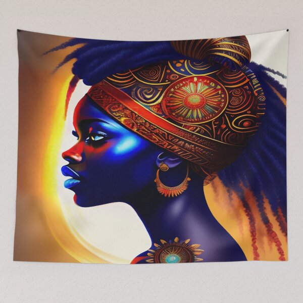 Item preview, African American Woman-Nubia Print designed and sold by CocoaWahine.