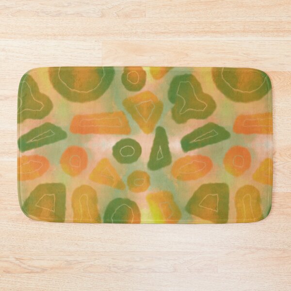 Item preview, Random shapes neon abstract fluid seamless pattern designed and sold by chuckletuckle.