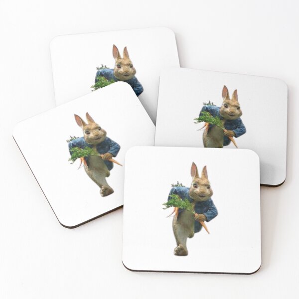 Aperçu de l'œuvre   Aquarelle de Pâques Peter Rabbit avec gros oeuf de Pâques créée et vendue par moullknoz.