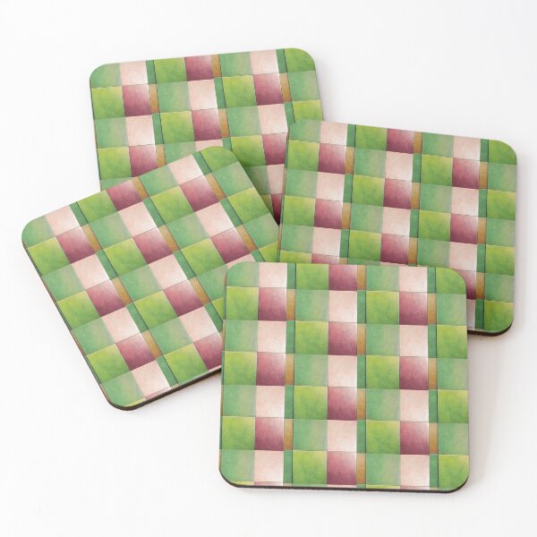 Item preview, Eco-Friendly Green Pink Rectangle Design designed and sold by Nadoshaa1998.