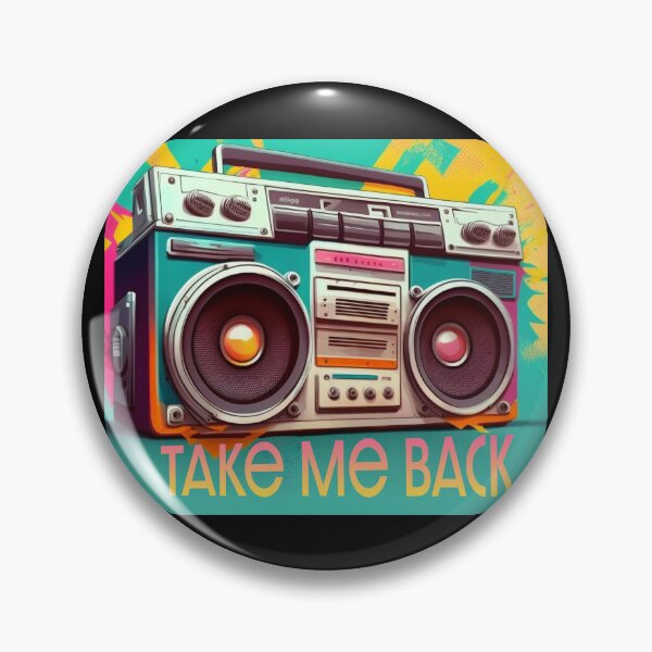 Item preview, Take Me Back | Nostalgia Boombox for the 80s and 90s designed and sold by TheJadeCat.