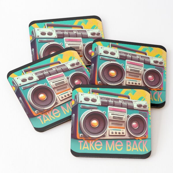 Item preview, Take Me Back | Nostalgia Boombox for the 80s and 90s designed and sold by TheJadeCat.
