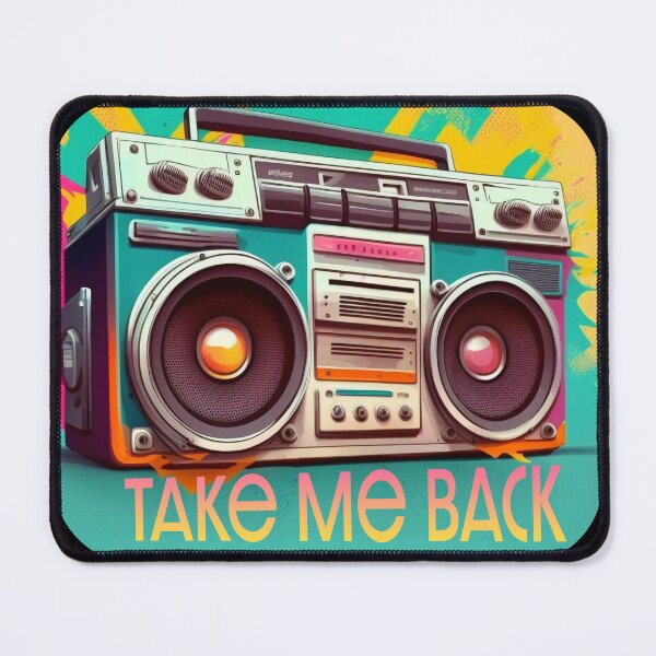 Item preview, Take Me Back | Nostalgia Boombox for the 80s and 90s designed and sold by TheJadeCat.
