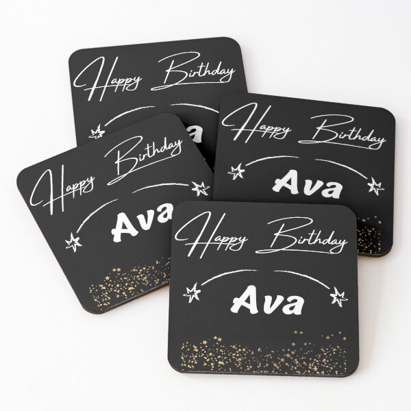 Item preview, Happy Birthday Ava designed and sold by KMRmerchDesigns.