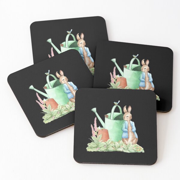 Aperçu de l'œuvre   Aquarelle de Pâques Peter Rabbit avec gros oeuf de Pâques créée et vendue par moullknoz.