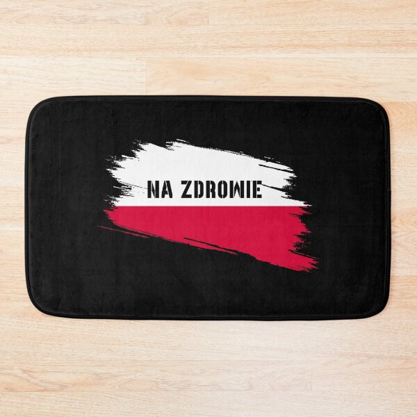 Item preview, Patriotic Flag of Poland With Saying Na Zdrowie designed and sold by art-by-daniel.