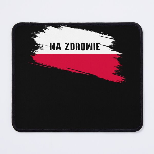 Item preview, Patriotic Flag of Poland With Saying Na Zdrowie designed and sold by art-by-daniel.