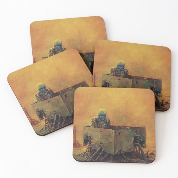 Item preview, Untitled (Survivor), by Zdzisław Beksiński designed and sold by JustContemplate.