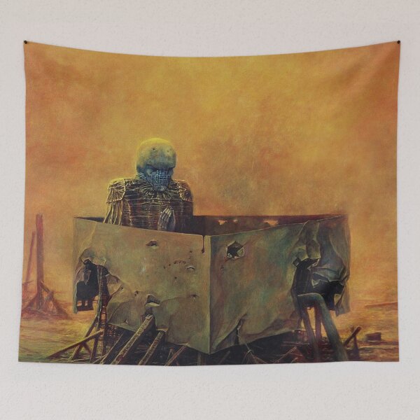 Item preview, Untitled (Survivor), by Zdzisław Beksiński designed and sold by JustContemplate.