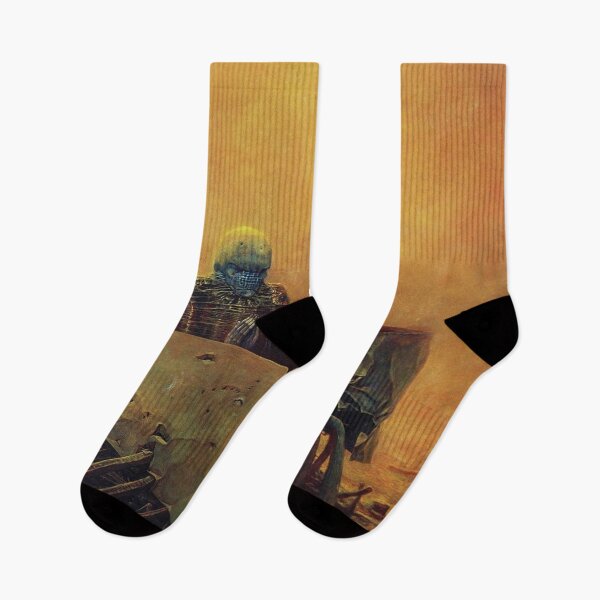 Item preview, Untitled (Survivor), by Zdzisław Beksiński designed and sold by JustContemplate.