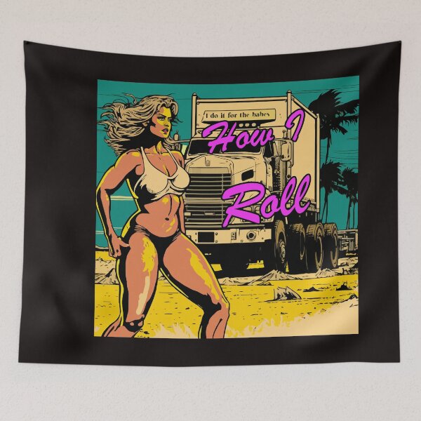 Item preview, How I Roll Beach Babe designed and sold by Tanis-Tweedale.