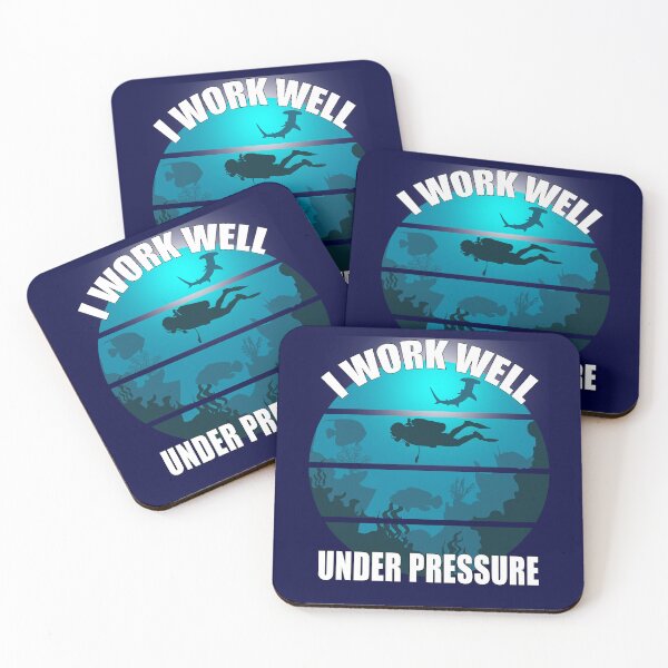 Item preview, I work well under pressure designed and sold by CarrieTDesigns.