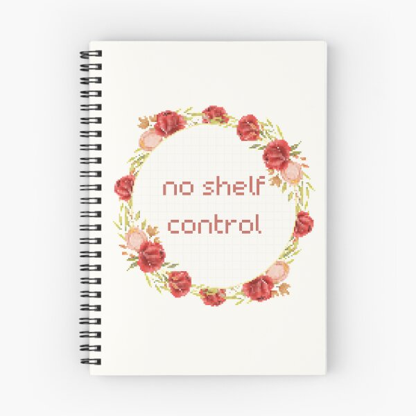 Item preview, No Shelf Control - Bookish Merch - Cross-Stitch designed and sold by Courtnie Pollard.