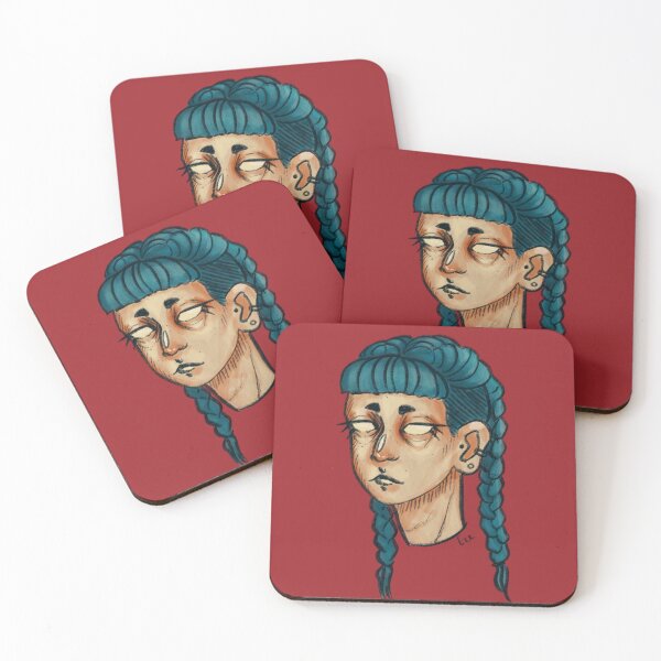 Item preview, blue haired girl designed and sold by artbyjean-07.