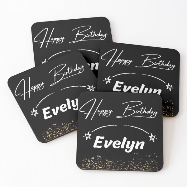 Item preview, Happy Birthday Evelyn designed and sold by KMRmerchDesigns.