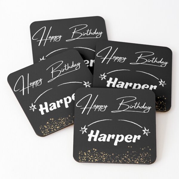 Item preview, Happy Birthday Harper designed and sold by KMRmerchDesigns.
