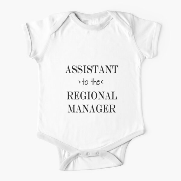 Assistant (to the) Regional Manager Short Sleeve Baby One-Piece