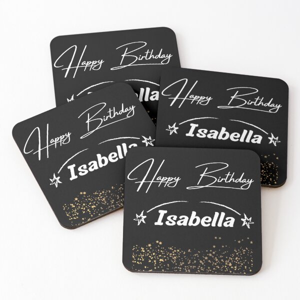 Item preview, Happy Birthday Isabella designed and sold by KMRmerchDesigns.