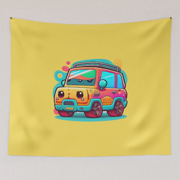 Item preview, Cute SUV Adventurous Road Trip Exploring The Great Outdoors designed and sold by ultra-cute.