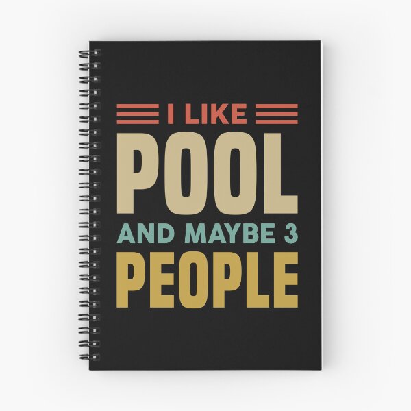 Item preview, I Like Pool & Maybe Like 3 People - Funny Pool Player designed and sold by T-shirt For You.