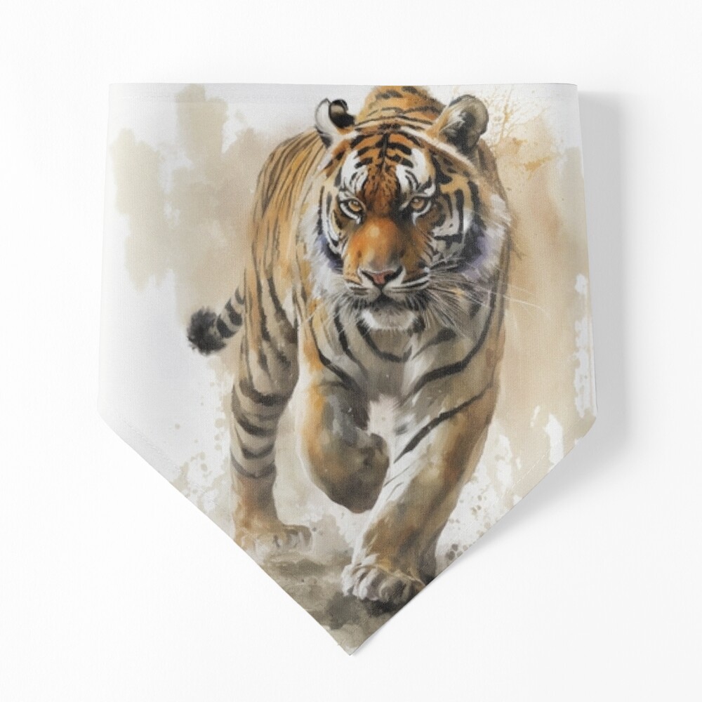 9 Orange & Black Bengal Tiger Stripes' Beanie