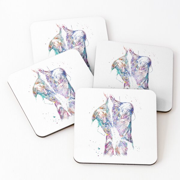 Item preview, Back Muscles Anatomy designed and sold by EvasDreams.