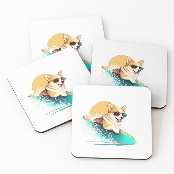 Item preview, surf corgi designed and sold by livamedesign.