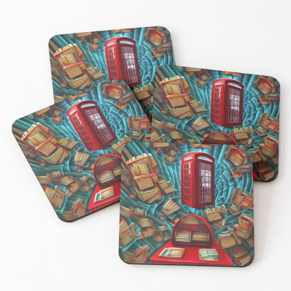 Item preview, Telephone Box with Books designed and sold by jonfun1.