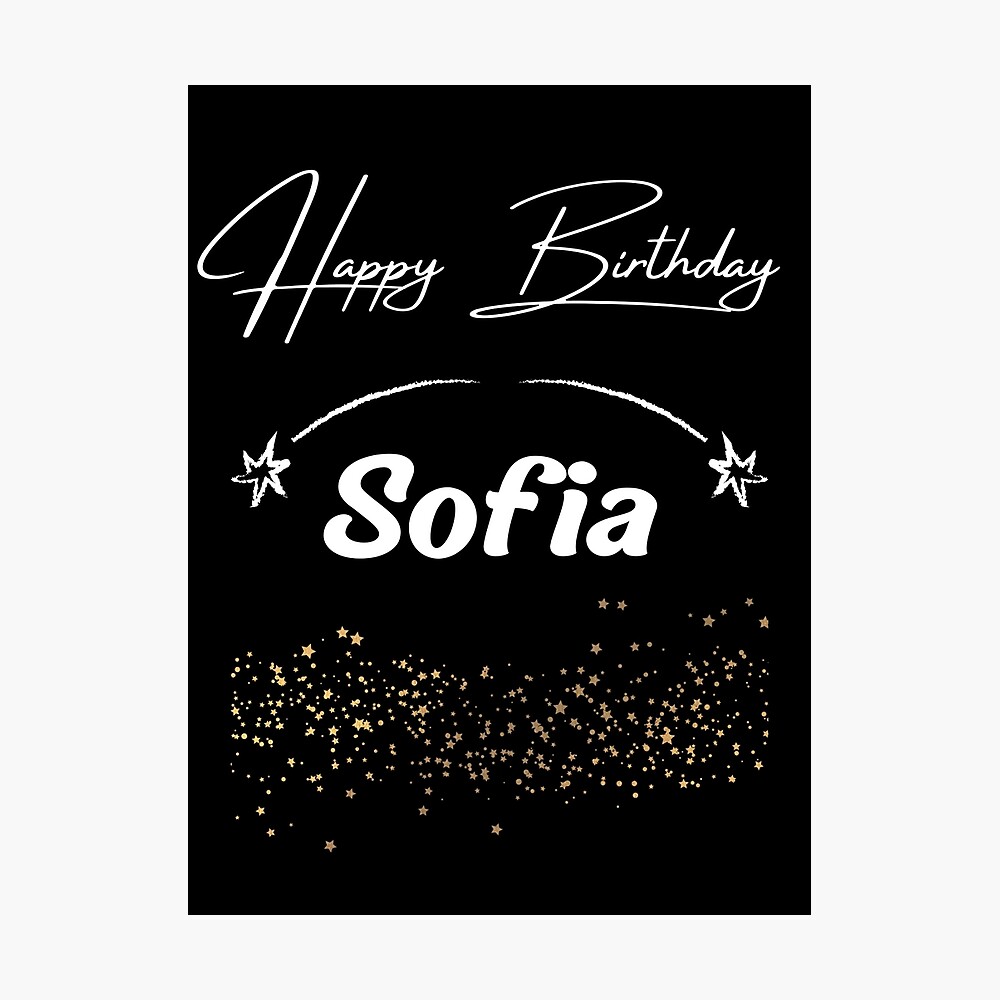 Happy Birthday Sofia