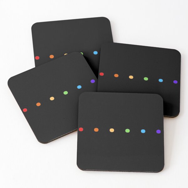 Item preview, Minimalist Dotted Gay Pride Flag designed and sold by ZikaShopArt ⭐⭐⭐⭐⭐.
