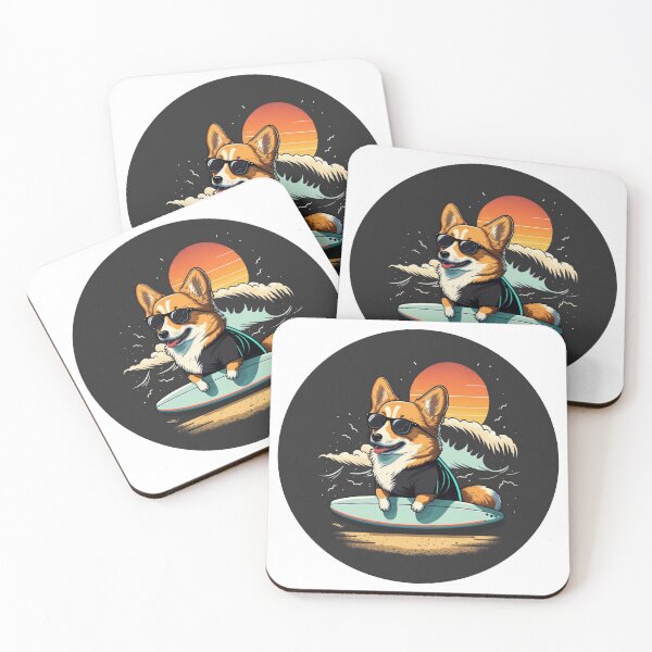 Item preview, sunset corgi designed and sold by livamedesign.