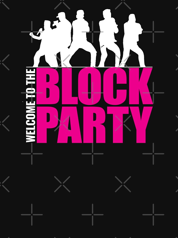 Artwork view, Welcome the Block Party designed and sold by CreativeKristen