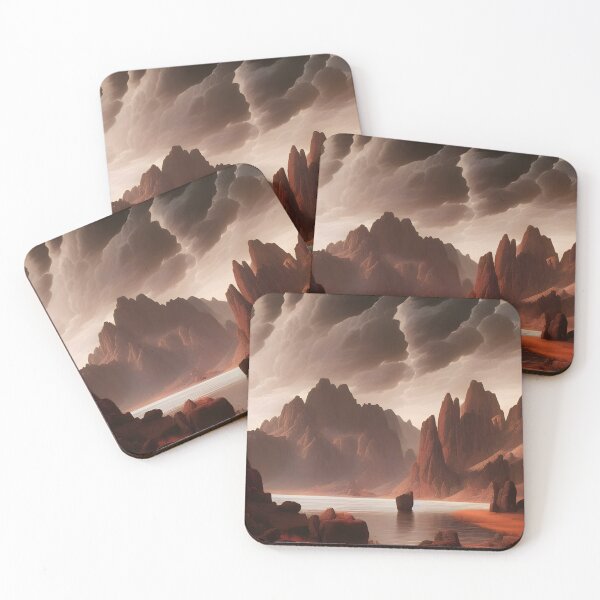 Item preview, Red Mountains Desert Oasis designed and sold by Ever-Shop.