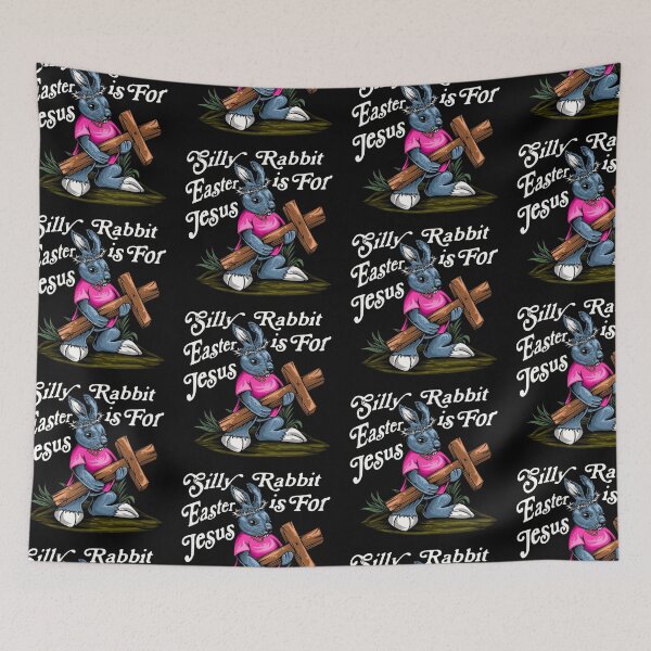 Item preview, Silly Rabbit Easter Is For Jesus - Funny Happy Easter - Rabbit Love - Jesus Easter designed and sold by Luvjesus2.
