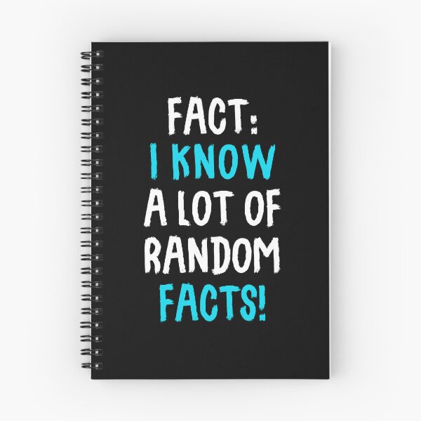 Item preview, Fact: I Know A Lot Of Random Facts! designed and sold by T-shirt For You.