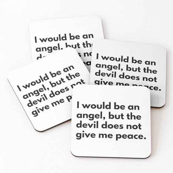 Item preview, I would be an angel, but the devil does not give me peace. designed and sold by Dj Gavric998.