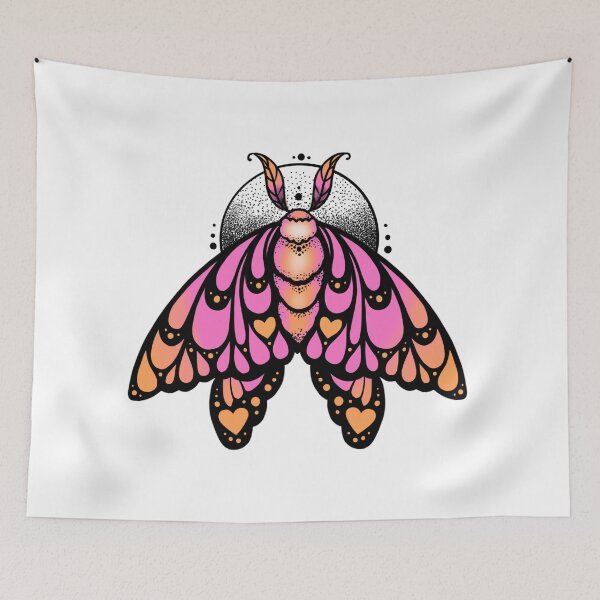 Item preview, Pink Moth Moon designed and sold by TheYeeHawz.