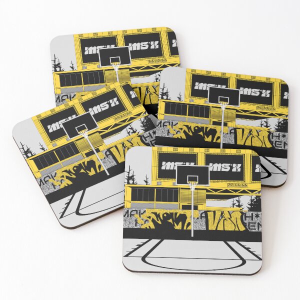 Item preview, Hoop behind the garden yellow street art designed and sold by mshclothingco.
