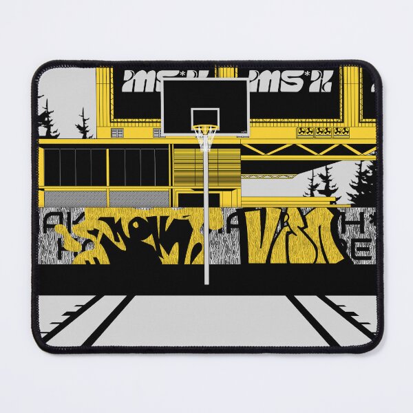 Item preview, Hoop behind the garden yellow street art designed and sold by mshclothingco.