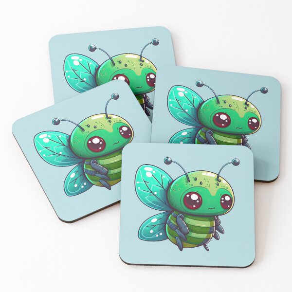 Item preview, Cute Green Insect Fly Buzzing Beauty designed and sold by ultra-cute.