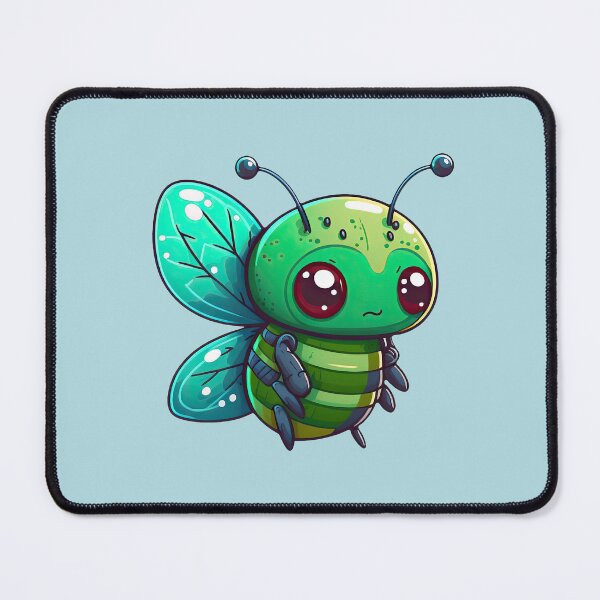 Item preview, Cute Green Insect Fly Buzzing Beauty designed and sold by ultra-cute.