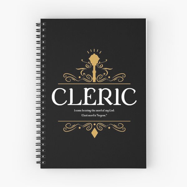 Item preview, RPG Cleric Clerics Quote Tabletop RPG Addict designed and sold by pixeptional.