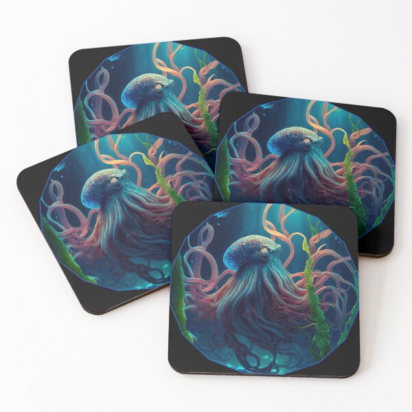 Item preview, Ocean Life, angry octopus designed and sold by HarriPaloma.