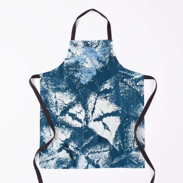 Item preview, Steel Blue and White Abstract Painting designed and sold by Reynareyna.