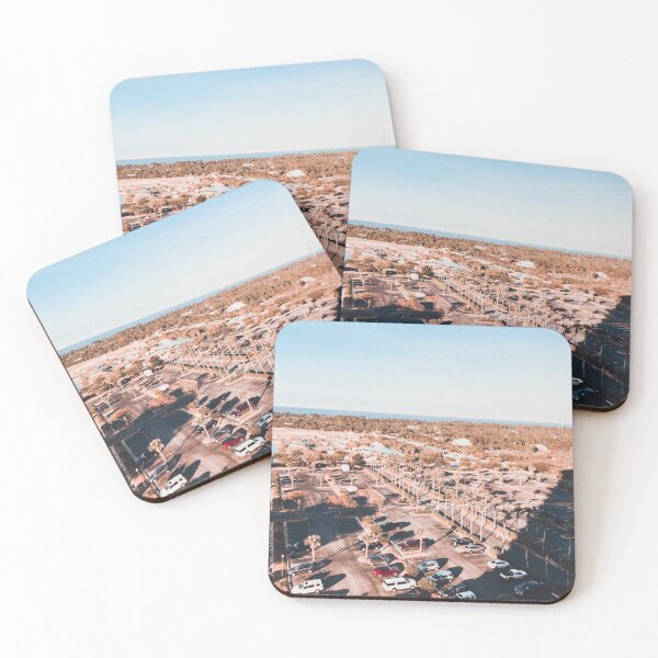 Item preview, Parking Lot With Palm Trees | Landscape Photography designed and sold by Jacqueline Elise.